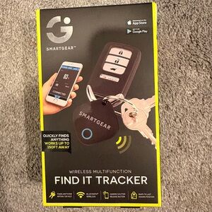 SmartGear Black Wireless Multifunction Find It Tracker